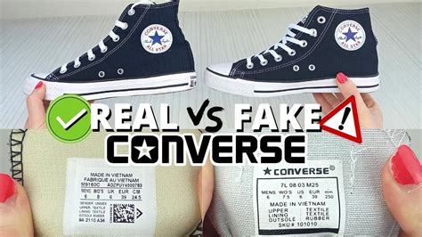 how to know if converse shoes are fake|converse original check.